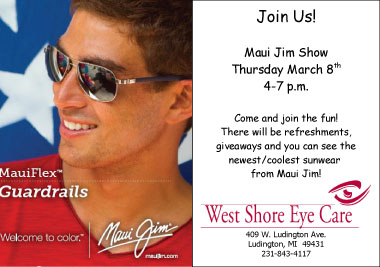 West Shore Eye Care presents Maui Jim Sunglass Show