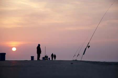 Fishing with a view: Ludington photography