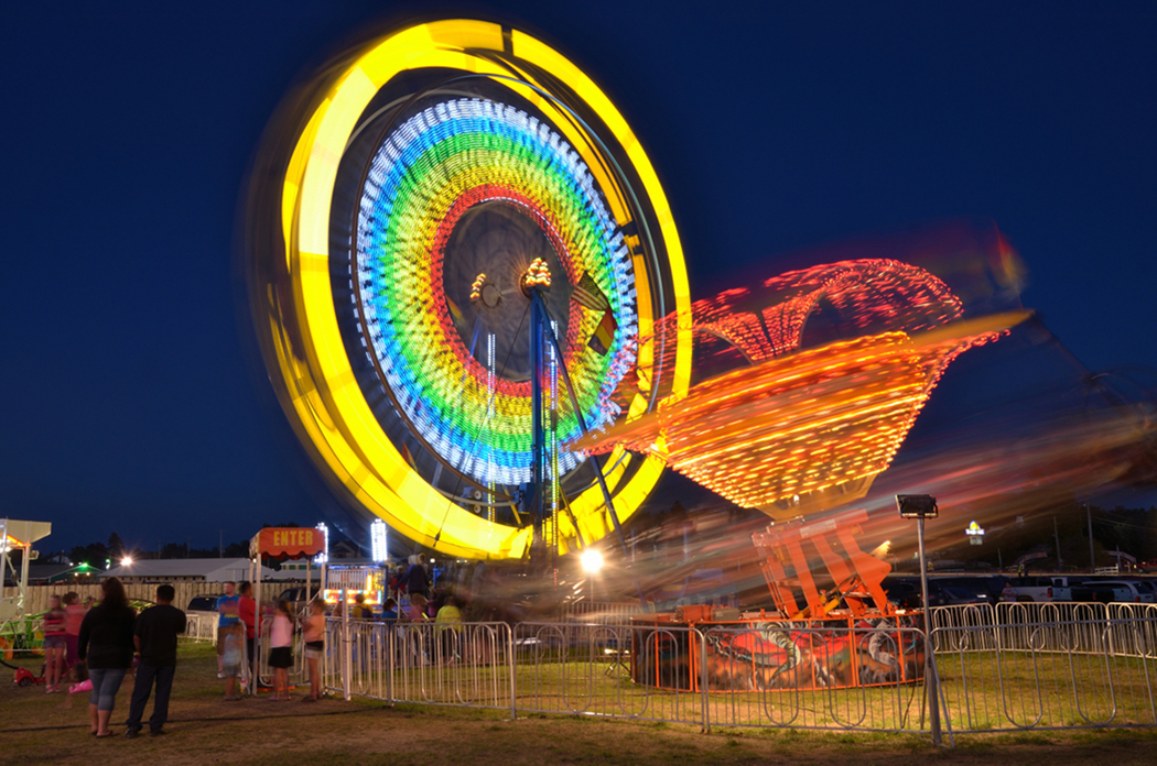 Lighting up the fair