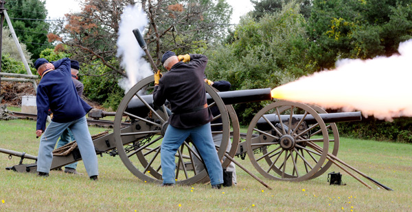 Battery D returns from Antietam