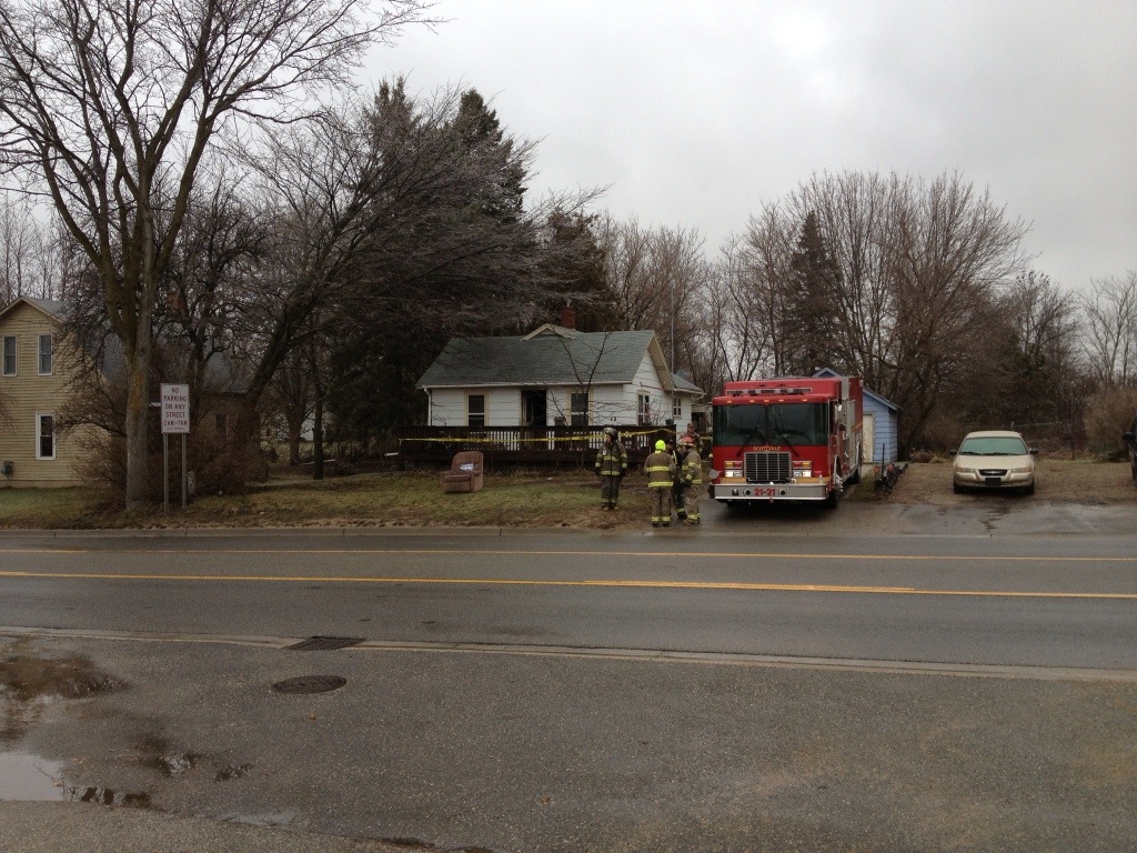 Fire displaces couple from home