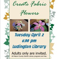 Adult craft night at library