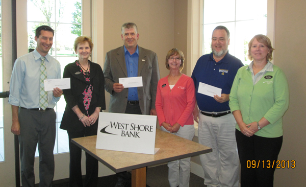 West Shore Bank donates to local music programs