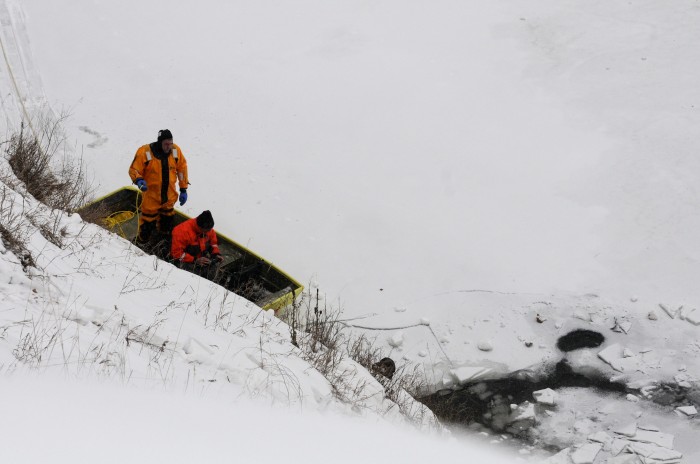 Conditions treacherous for recovery of snowmobiler