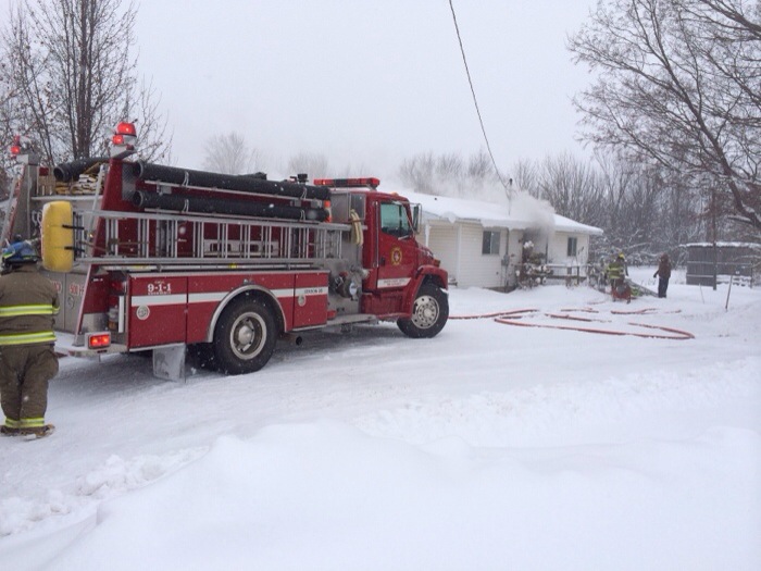 Riverton home heavily damaged during fire