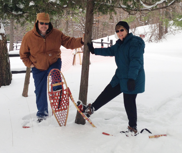 Snowshoeing: A great way to beat the bleak mid-winter blues.
