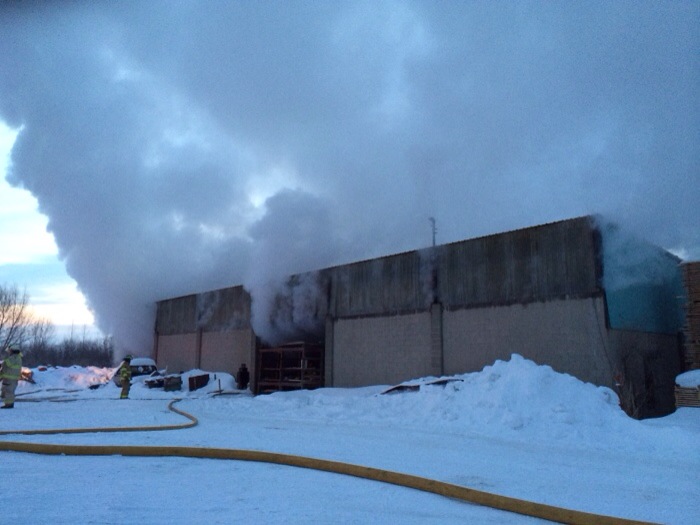 Firefighters save industrial building
