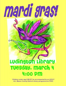 Mardi Gras and other events at the libraries