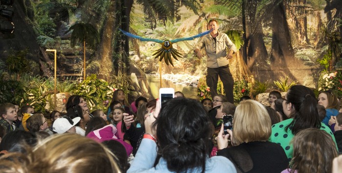 Rain forest show at Scottville Upper Elementary