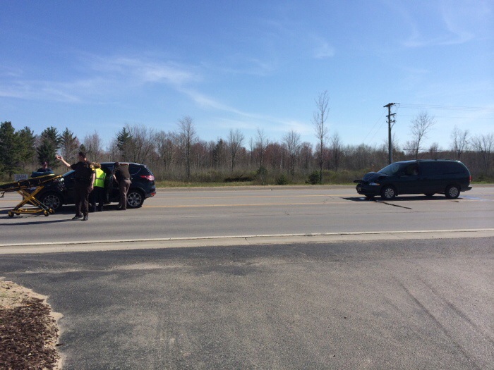 Rear-end crash at US 10 and Stiles