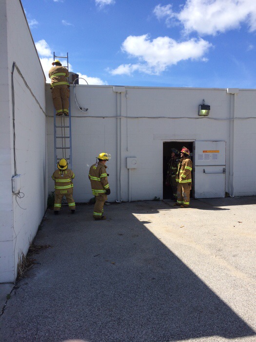 Furnace causes smoke in business