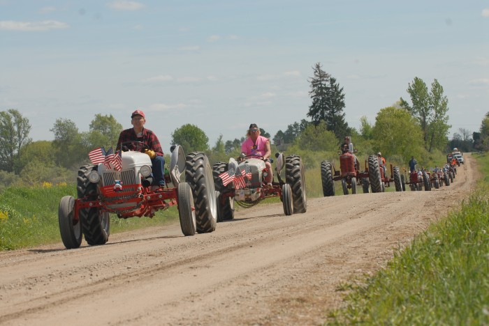 7th annual tractor ride will travel through southeastern Mason County