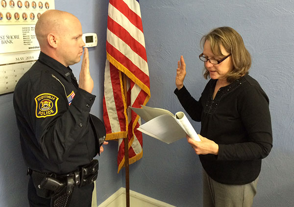 New Scottville police officer