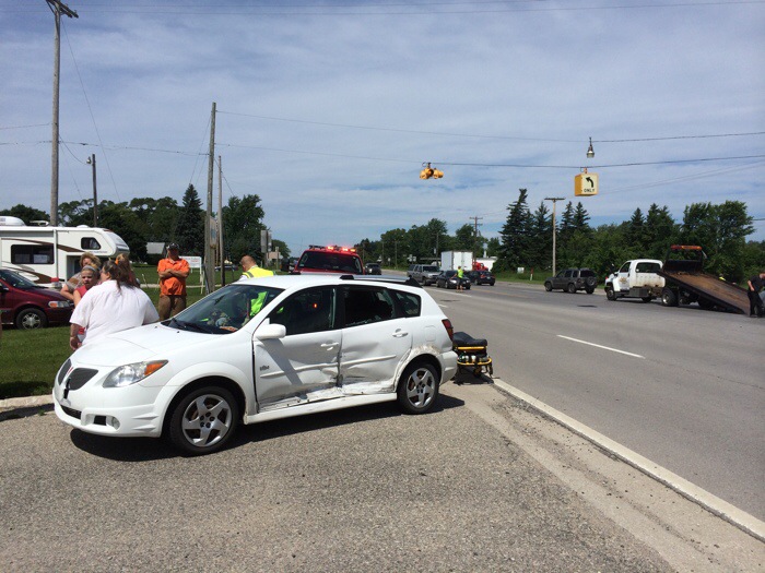 Woman injured following bypass crash