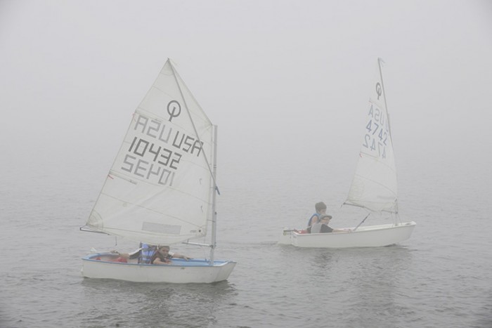 Sailing school underway