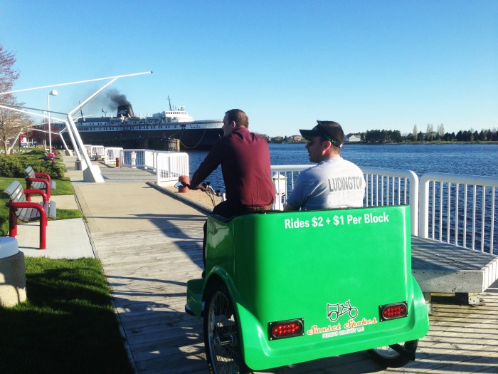 Pedicab company offers unique perspective of Ludington