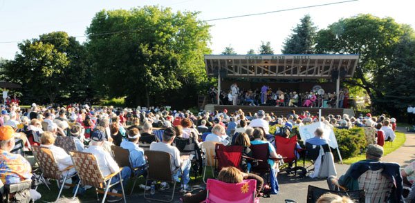 Clown Band Patriotic Concert tonight in Scottville; hospice fun day this afternoon
