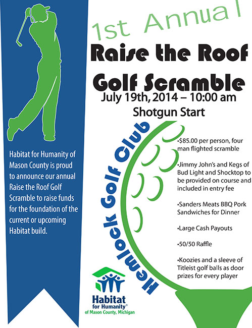Golf tourney will raise funds for Habitat for Humanity