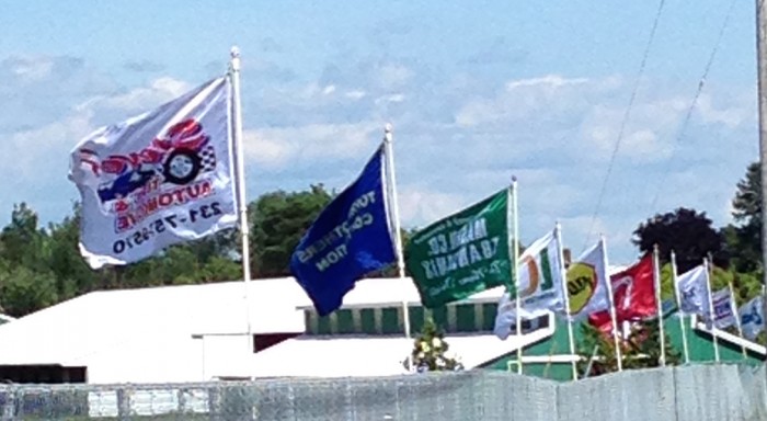 Flags stolen from fairgrounds