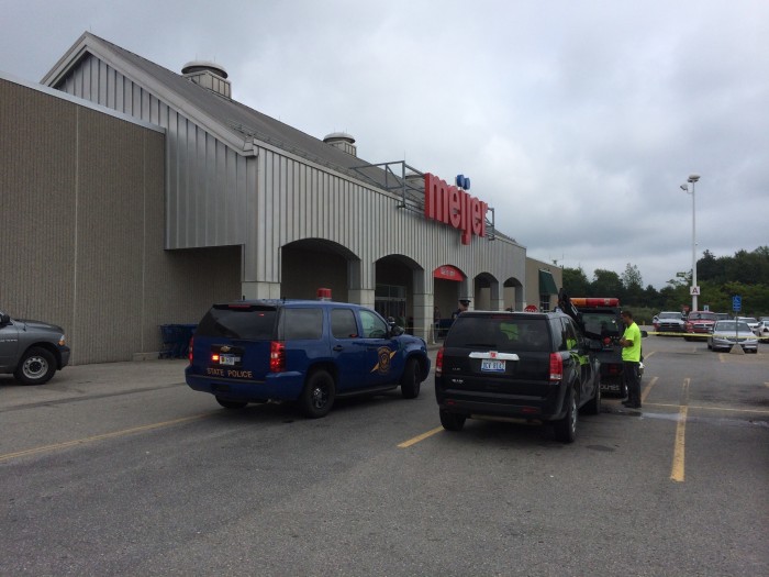 Bat-wielding suspect at Meijer store