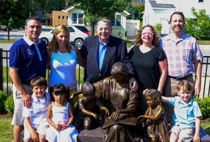 Statue memorializes Sallie Ferguson, who loved reading, teaching