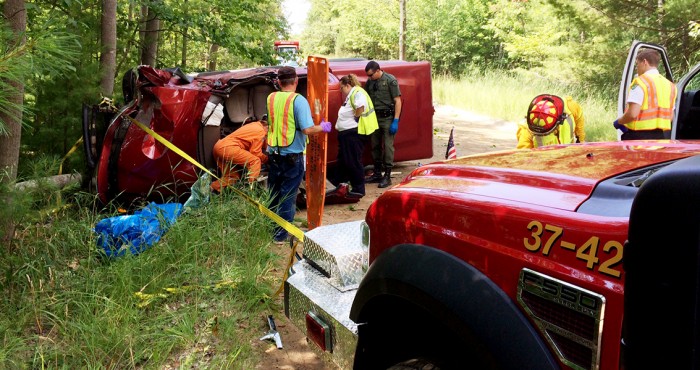 Driver trapped after Nurnberg Road crash