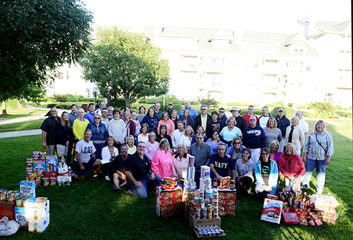 Scavenger hunting for Salvation Army pantry