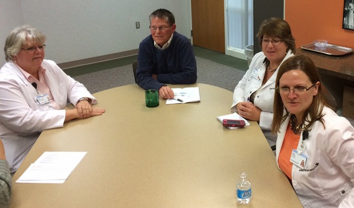 Ludington hospital prepared to handle Ebola patients.