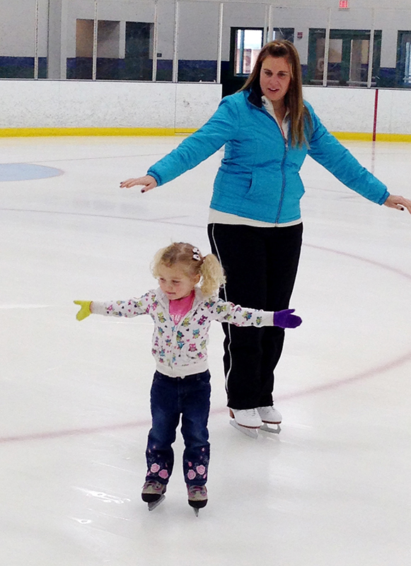 College offers figure skating for all ages.