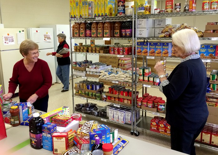 Food pantry receives help from Meijer.