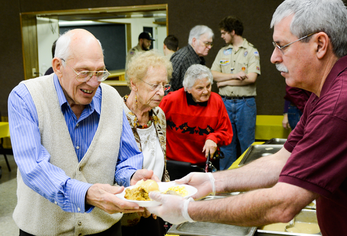 Giving thanks in Scottville.