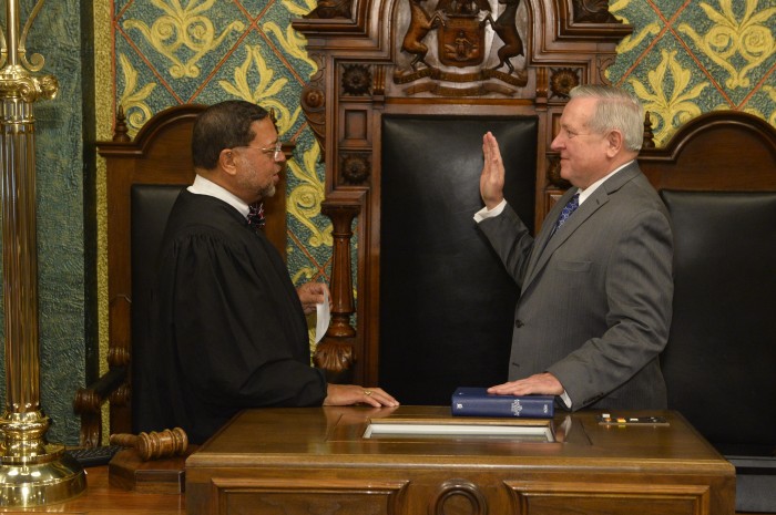 Franz takes oath to begin third term.