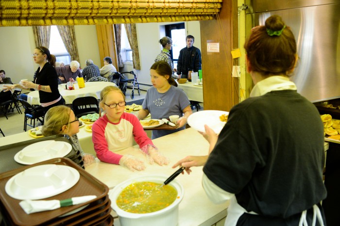 Community Table provides meals and friendship.
