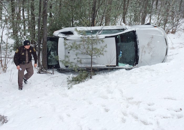 No injuries in U.S. 31 rollover.