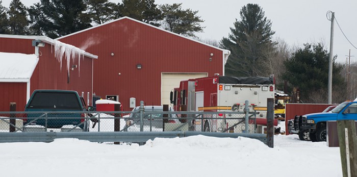 Pole barn fire