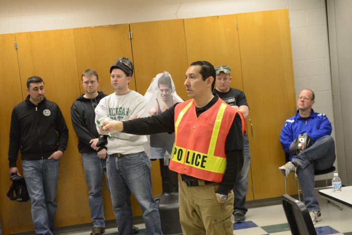 Training educators what to do if a gunman is in the school.