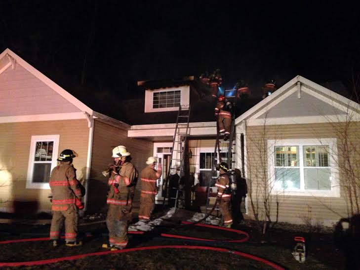 Fire damages 2-year-old home