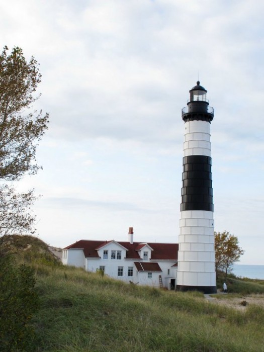 Bus days at Big Sable Lighthouse.