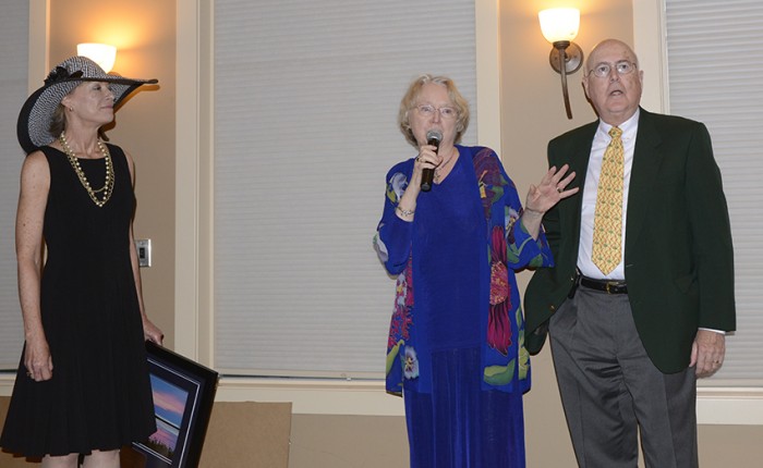 David and Sandra Gibbs receive Community Service Award.