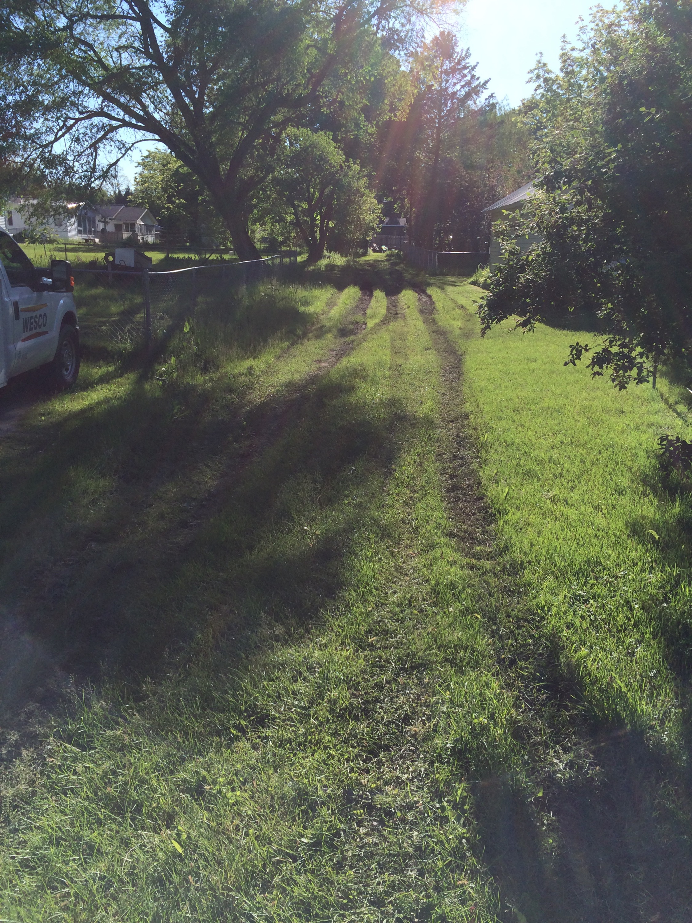 Scottville residents concerned about neighbor’s use of alley.