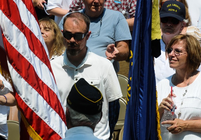 Welcoming home a hero.