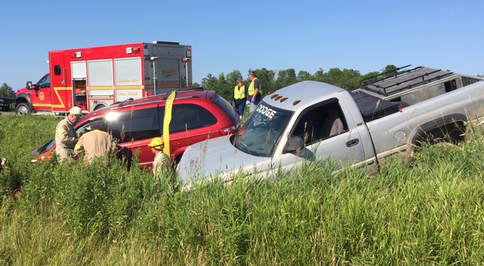 1 injured in Custer Road crash.