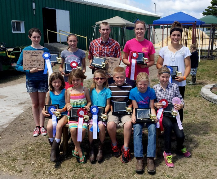 Mason County 4-H sheep winners.