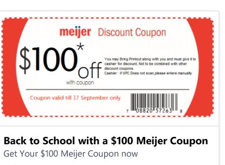 Back-to-school coupon is a hoax