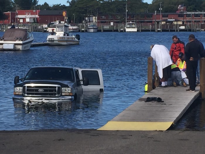 Dogs drown after truck slips in PM Lake.