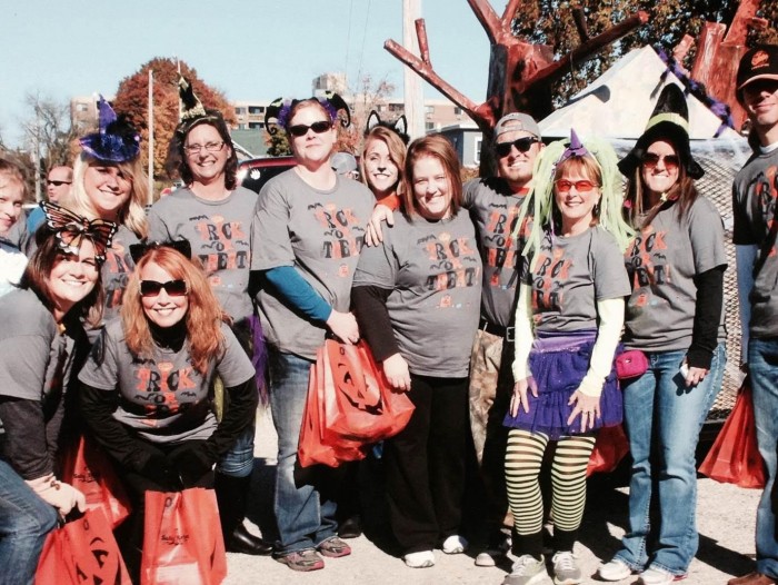 Safe Harbor Credit Union sponsors downtown Ludington Halloween parade.