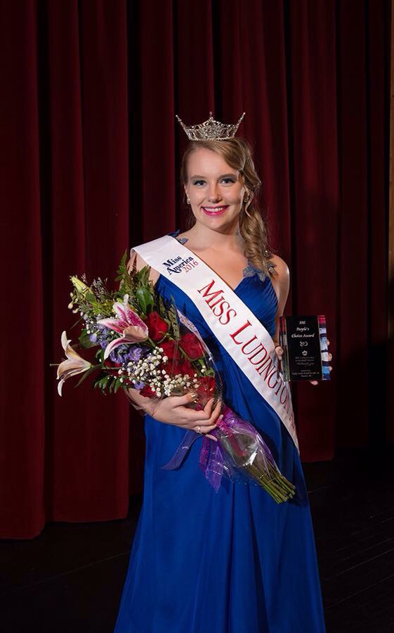 Shelby Soberalski crowned Miss Ludington Area 2016.