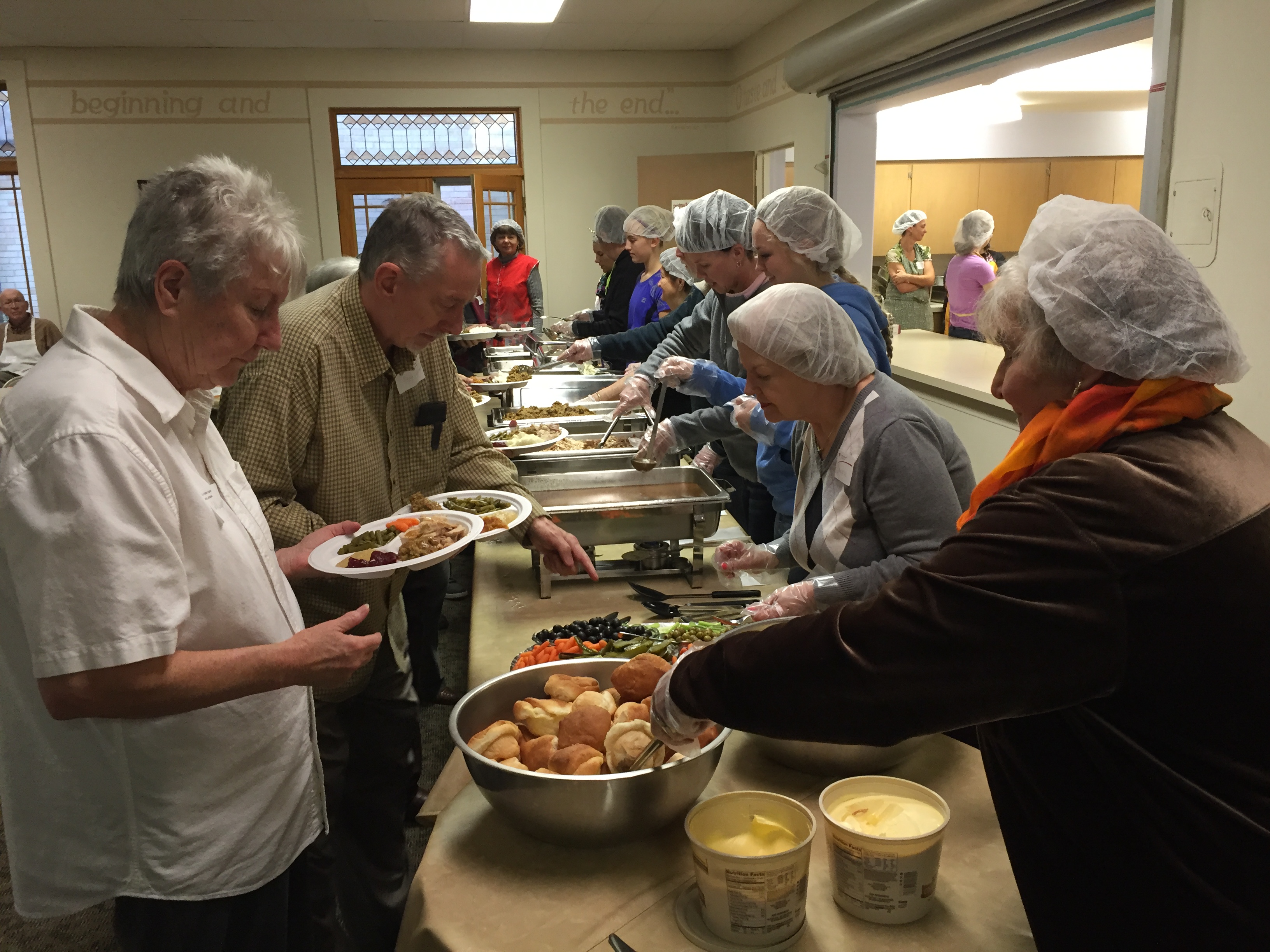 Community Thanksgiving Dinner serves hundreds.