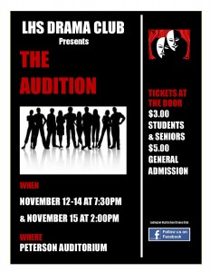 LHS drama club presents ‘The Audition’