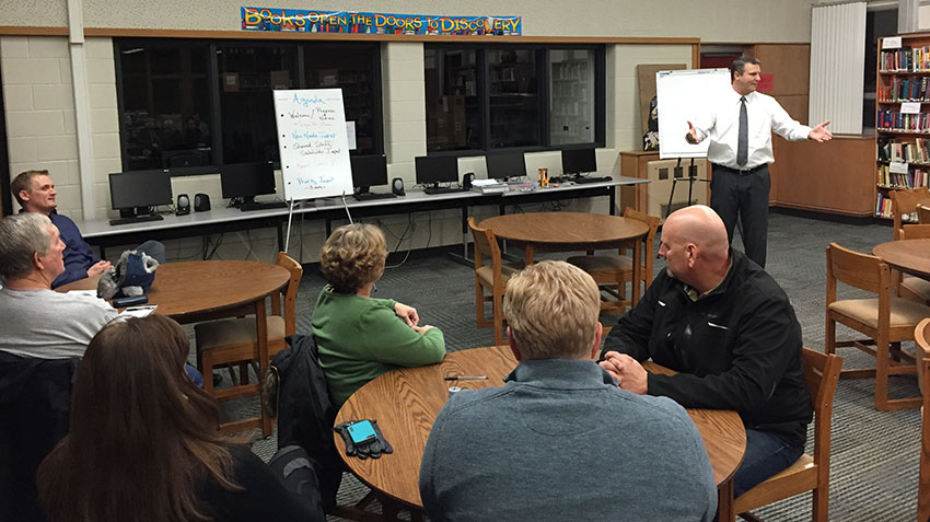 Community members, school staff discuss MCC facility needs.